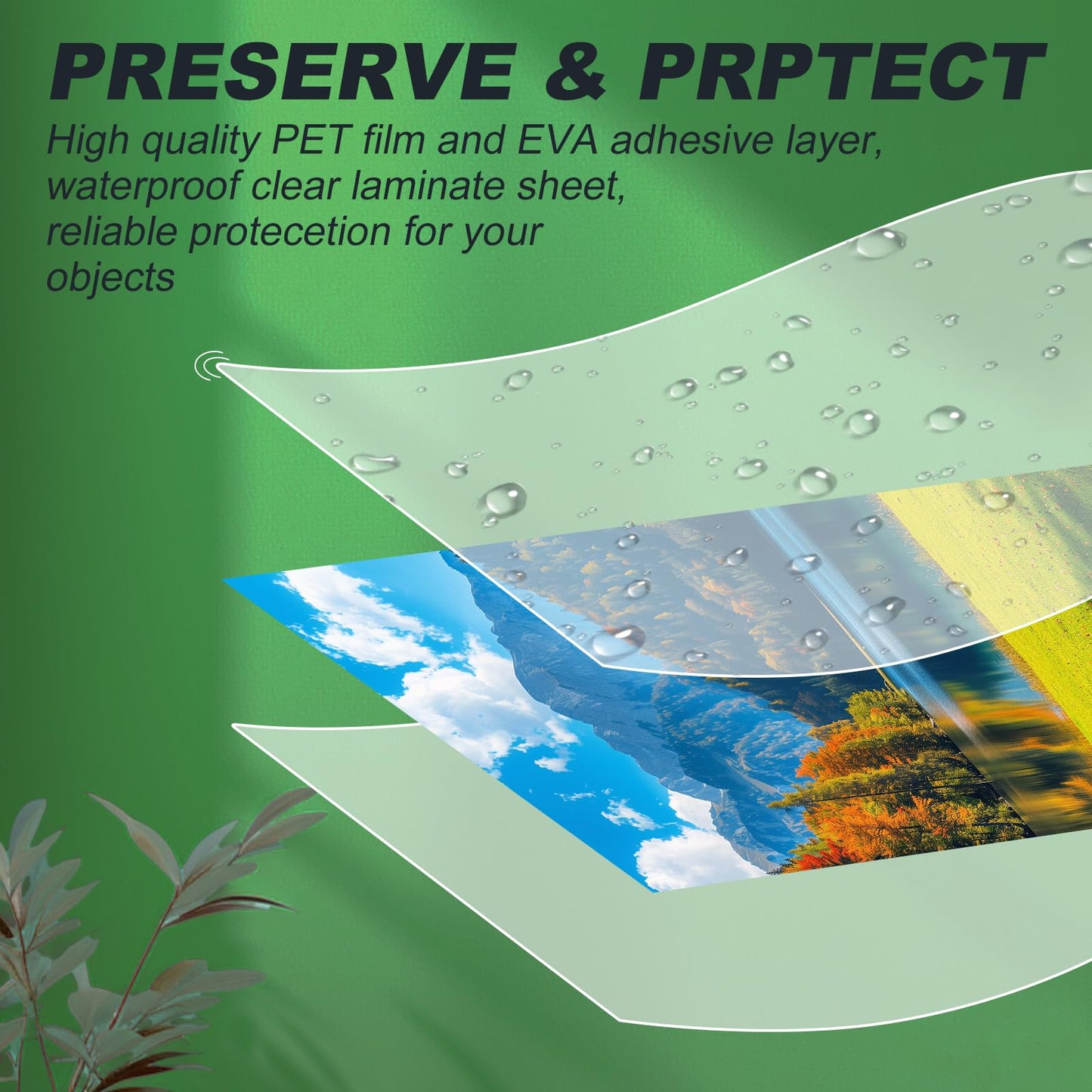 PAPRMA 5 Mil Laminating Sheets 300 Packs, Thermal Laminating Pouches Holds 8.5" x 11" Sheets, Clear Laminator Plastic Paper 9 x 11.5 Inches - Rounded Corner Letter Size