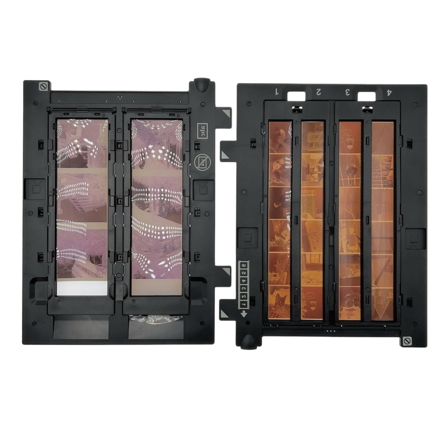 OKLILI 120/220 & 35mm/135 Medium Format Positive Photo Negative Film Holder Guide Compatible with Epson Perfection V700 V800 Photo V750 V850 Pro Scanner