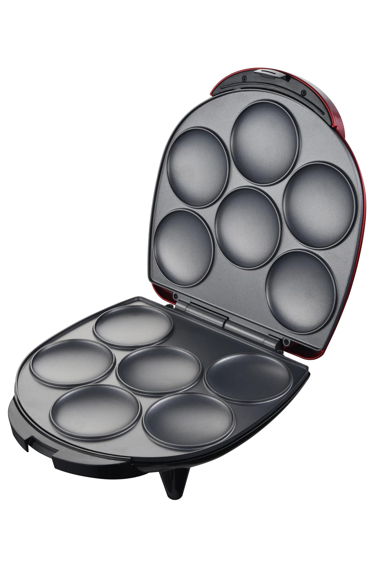 EUROSTAR AR601R 6-Serving Arepa Maker, Red