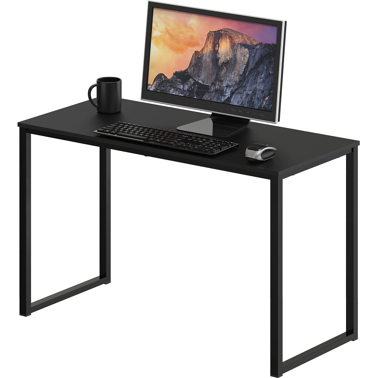 SHW Mission 32-Inch Home Office Computer Desk, Black