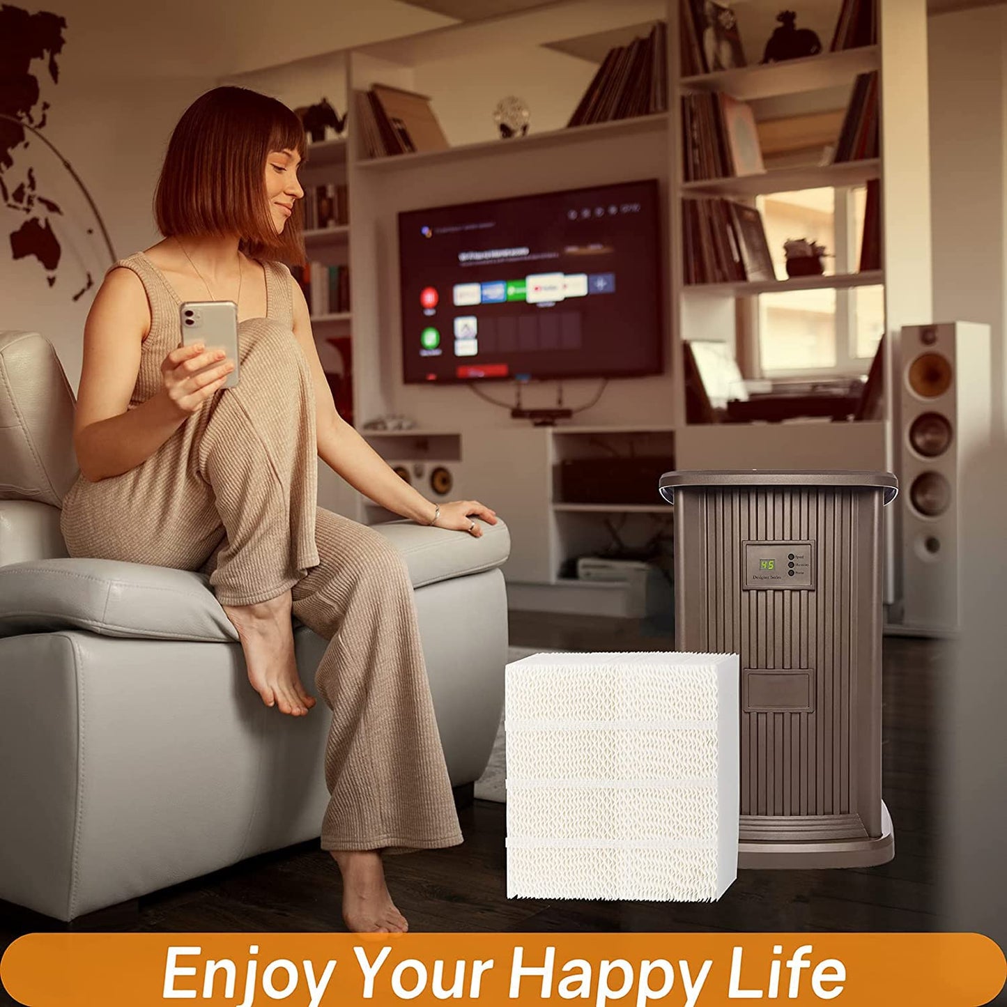 1043 Essick Humidifier Wick Filter for AIRCARE Air EP9500 EP9700 EP9800 EP9 EP9R EP9R500 EP9R700 EP9R800 800821000 826000 826600 831000 Fit Bemis Space Saver 800 8000 Series Evaporative - 2 Pack