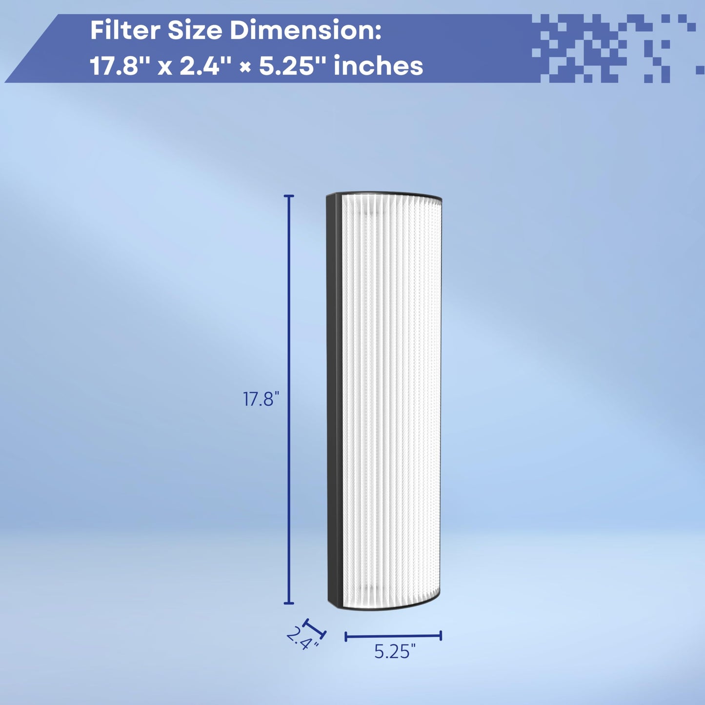 Nispira TPP440 TPP440F Filter Replacement for Envion Therapure TPP540 TPP640 TPP640S AP200 Air Purifier True HEPA with Activated Carbon, 2 Packs