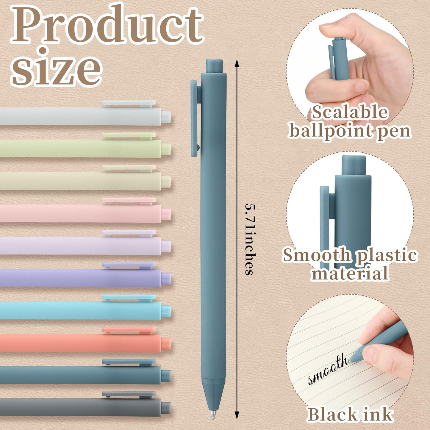 Thenshop 20 Pcs Christian Gifts for Women Bulk 10pcs Pastel Leather Christian Journals for Women Bible Notebooks with 10pcs Neutral Pens Inspirational A5 Prayer Journals for Church Gift