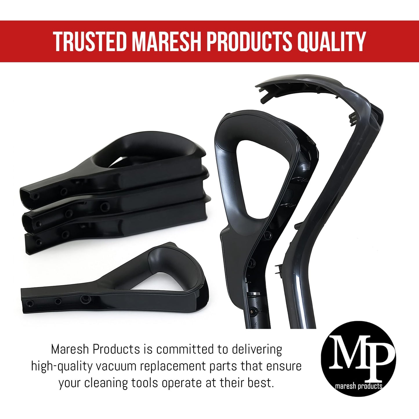 MP Maresh Products Handle Set Replacement for Oreck Elevate Command and Control Vacuum Cleaners – Durable Vacuum Replacement Parts Compatible with Oreck Handle Assembly - Easy to Install - Black