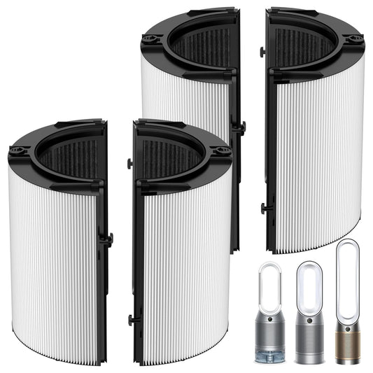 2 Pack Upgraded 360° Combi Glass HEPA+Carbon Filter for Dyson HP1 HP2 PC1 PC2 TP04 TP06 TP07 TP09 TP10 TP7A HP04 HP06 HP07 HP09 HP10 HP4A HP7A PH01 PH02 PH03 PH04 PH3A filter replacement, #965432-01
