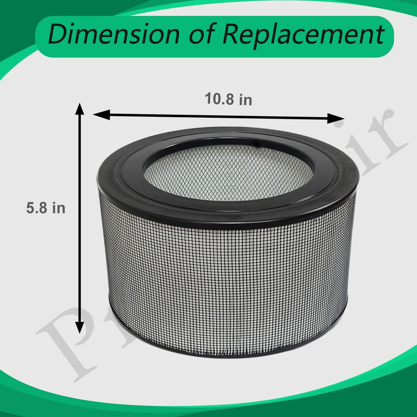 Prestivair 20500 Replacement Filter Kit Compatible with Honeywell 10500 17000 17005 Air Purifiers, Item Number 20500