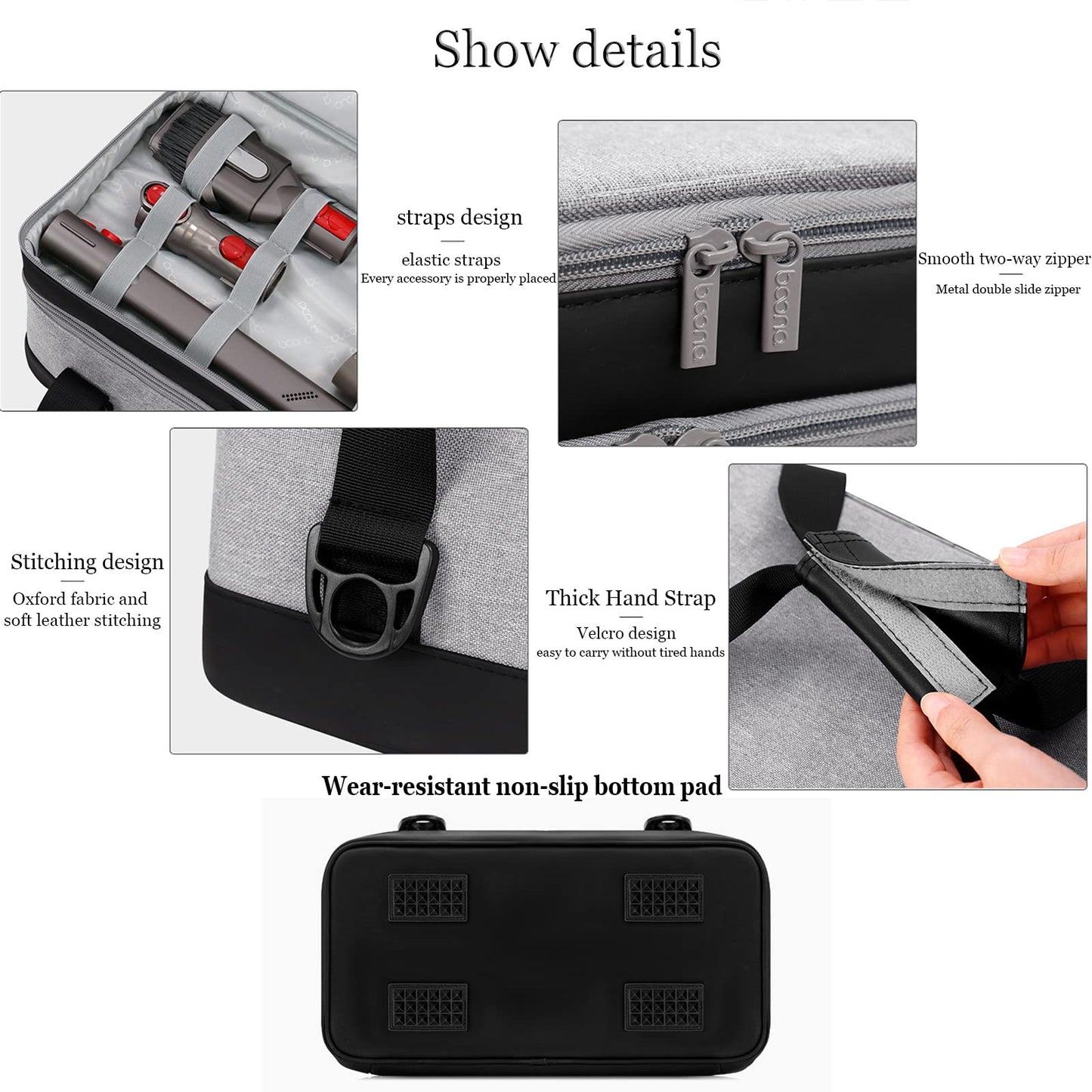 Hounyoln Vacuum Cleaner Accessories Storage Bag,D-yson V7 Handheld Vacuum Cleaner Tool Accessories Storage Bag