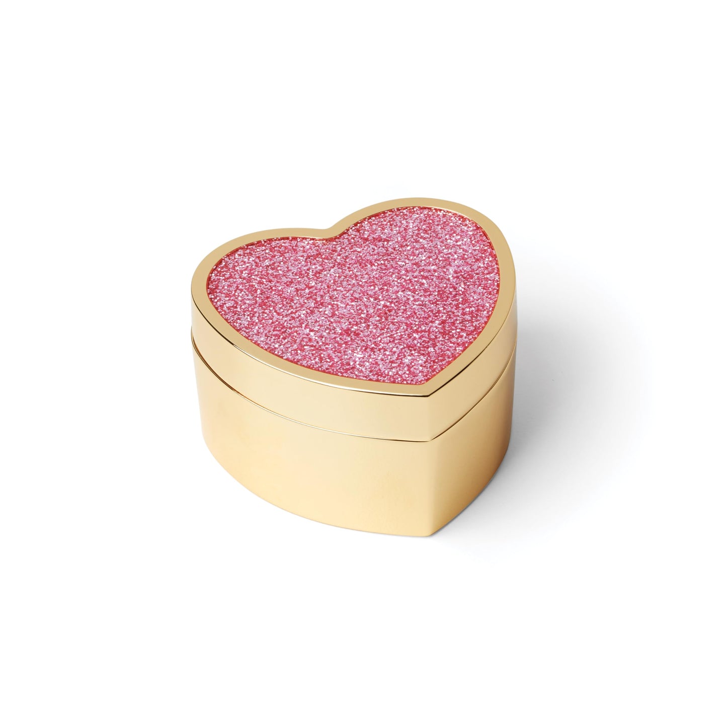kate spade new york Sitting Pretty Pink Glitter Heart Box