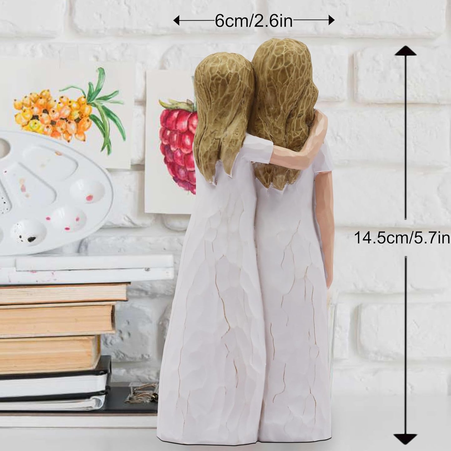AcowSpt Mama Gifts - Birthday Gifts for Mom from Daughter, Mother Gift, Sculpted Hand-Painted Figurine