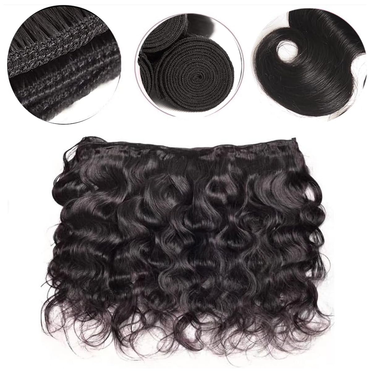 12A Body Wave Bundles Human Hair 20 22 24 26 Inch Human Hair Bundles Wavy 400g Brazilian Virgin Hair 4 Bundles Deals Cheap Human Hair Extensions Real Human Hair Quick Weave Bundle