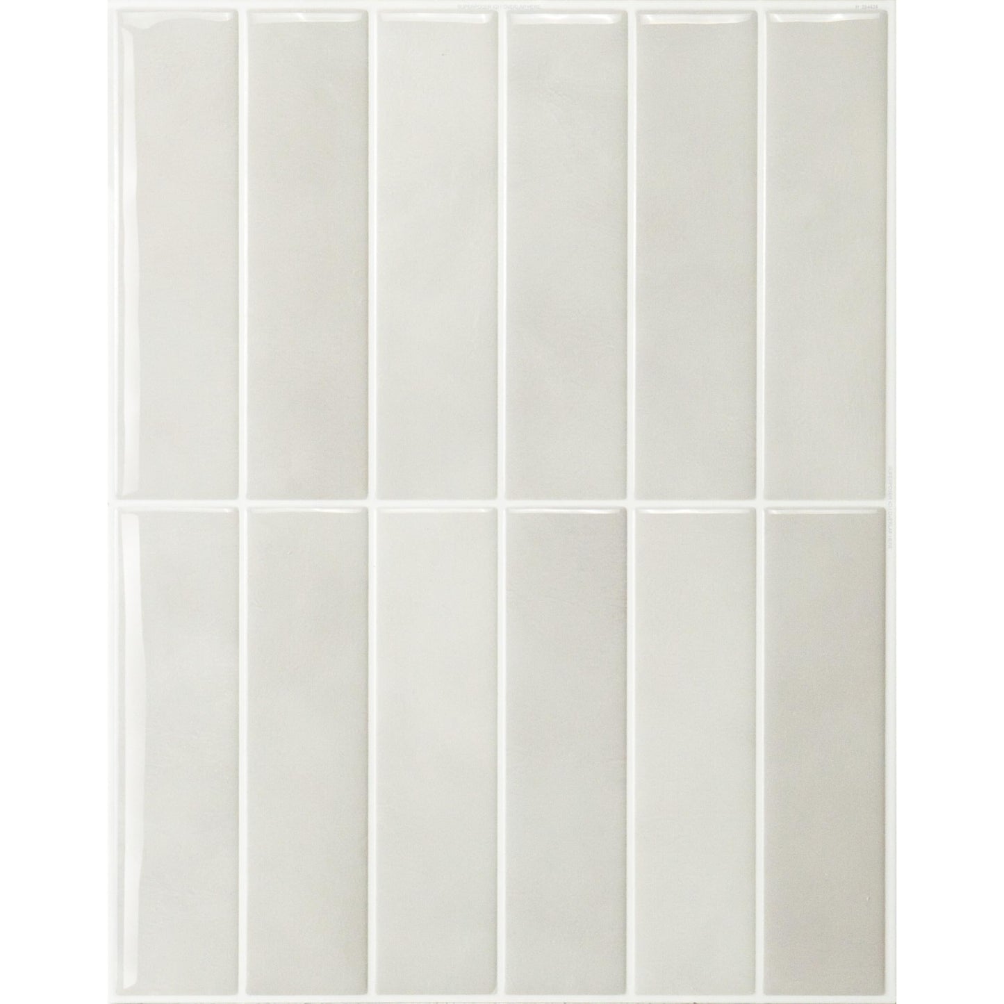 SMART TILES Peel and Stick Backsplash - 5 Sheets of 11.43" x 9" - 3D Adhesive Peel and Stick Tile Backsplash for Kitchen, Bathroom, Wall Tile