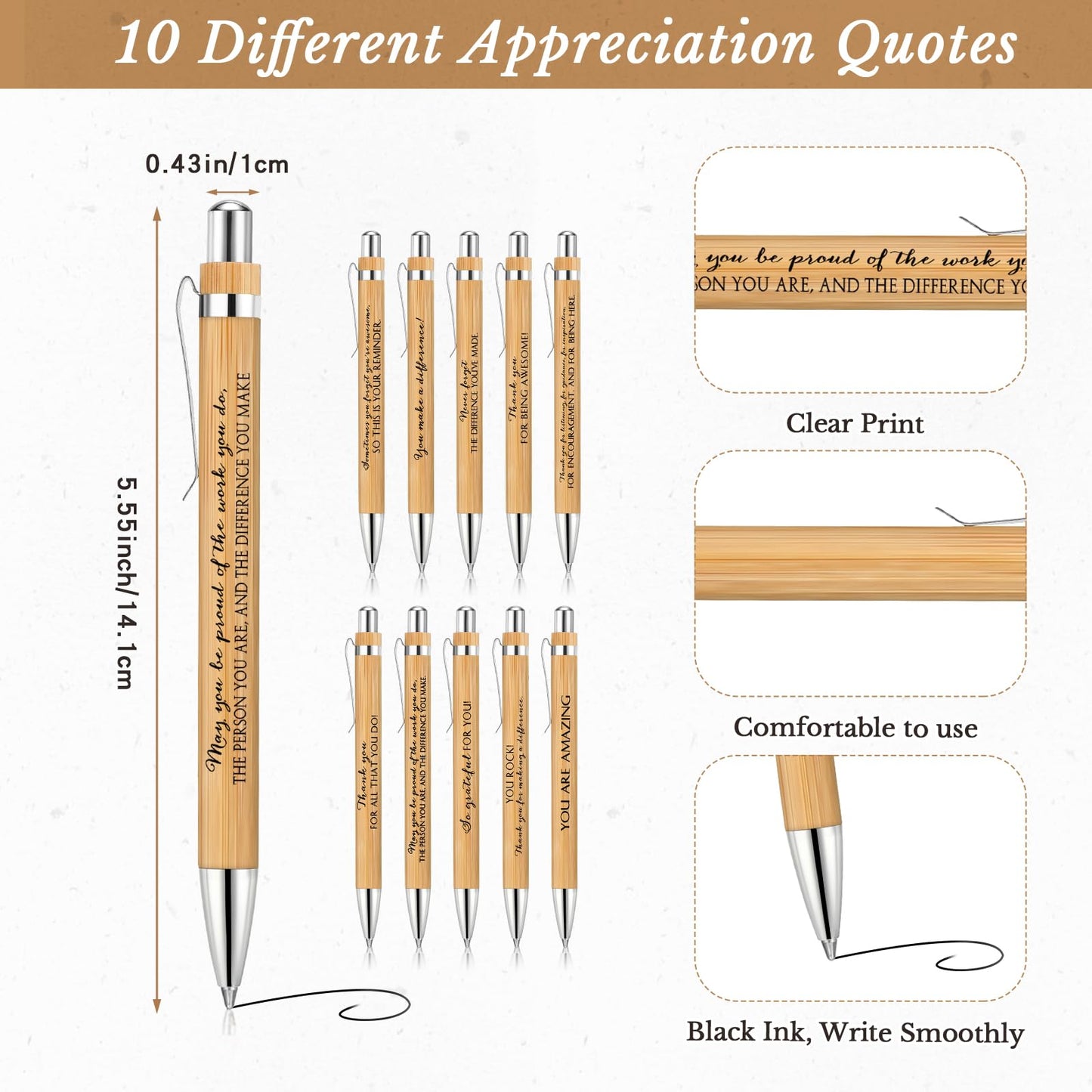 Tellingyou 60 Pcs Bulk Appreciation Gifts for Employee Coworker CNA Week A6 Notebook with Pens Appreciation Gifts Thank You for Team Office Staff Graduation Teacher Volunteers