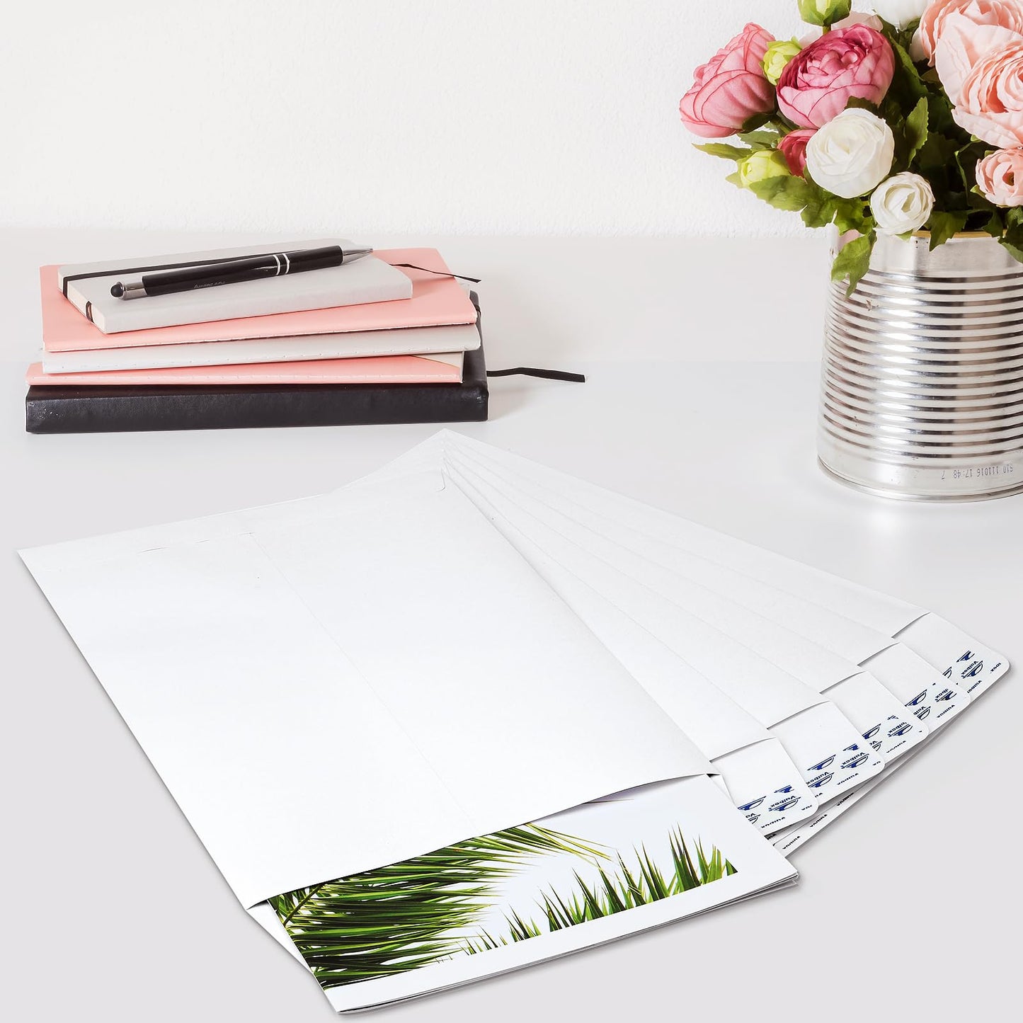 ValBox 9x12 Self Seal Catalog Envelopes 250 Packs White Envelopes with Peel and Seal Flap for Mailing, Organizing and Storage