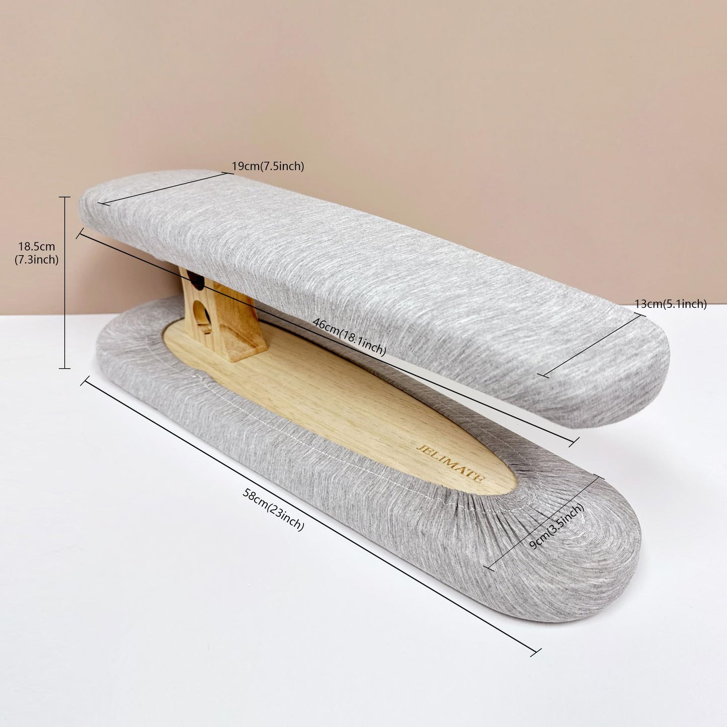 JELIMATE Padded Pants & Sleeve Ironing Boards with Ultra Thick Padding, Double Side Ironing Board