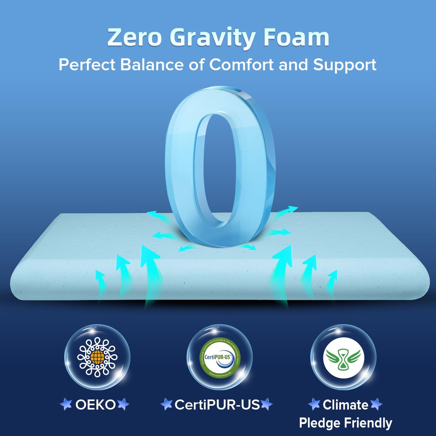 Ultra Thin Flat Pillows for Sleeping,Cooling Slim Memory Foam Pillow 2.75 in Height Ultra Thin Pillow,Low Profile Sleeper Pillows for Stomach Sleeper for Neck and Back Support Stomach Sleeping Pillow