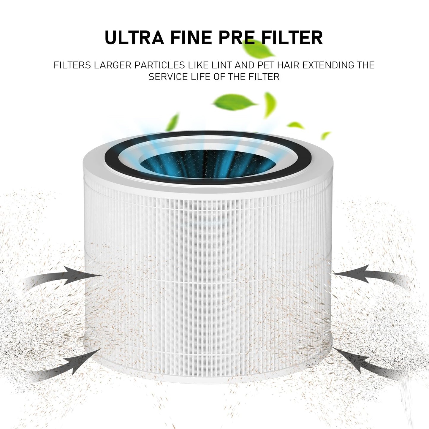 Curebilee 240 True Replacement Filter Compatible with Puro 240 Air Cleaner Purifier, 3-in-1 Model 14 Filter Replacement, 4 Pack