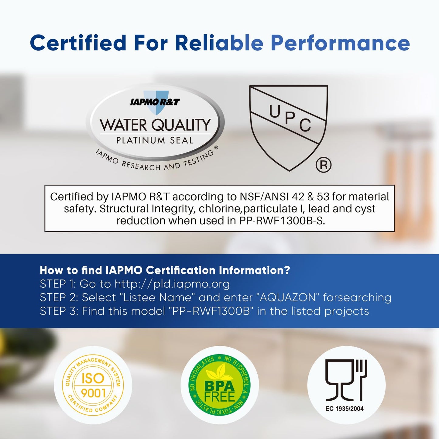 PUREPLUS HX2017FR-A NSF 53&42 Certified Repleacement for NS-WF26FD9-1, Compatible with Hisense HRF266N6CSE1, HRF266N6CSE,HRF209N6CSE,Insignia NS-RFD26SS9,NS-RFD21CISS0 Refrigerator Water Filter, 1PACK