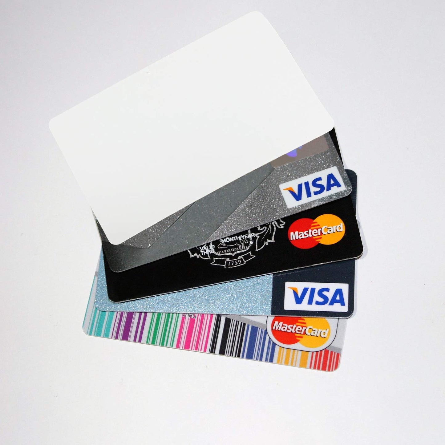 500 Pack Not NFC Blank PVC Cards - Premium Identity Card for ID Badge Printers Graphic Quality White Plastic CR80 30 Mil CR8030 Compatible with Most Photo ID Badge Printers (500)