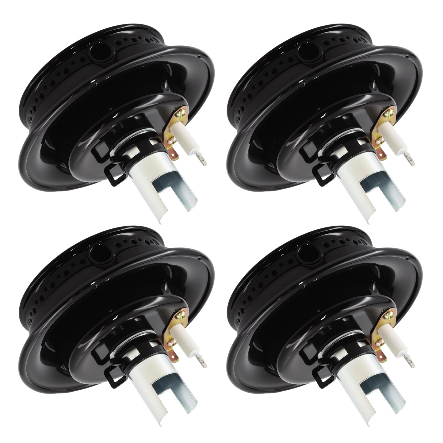 4 PCS 3412D024-09 Burner Head Assembly Oven Gas Range Stove For Maytag Magic Chef 74003963 12500050