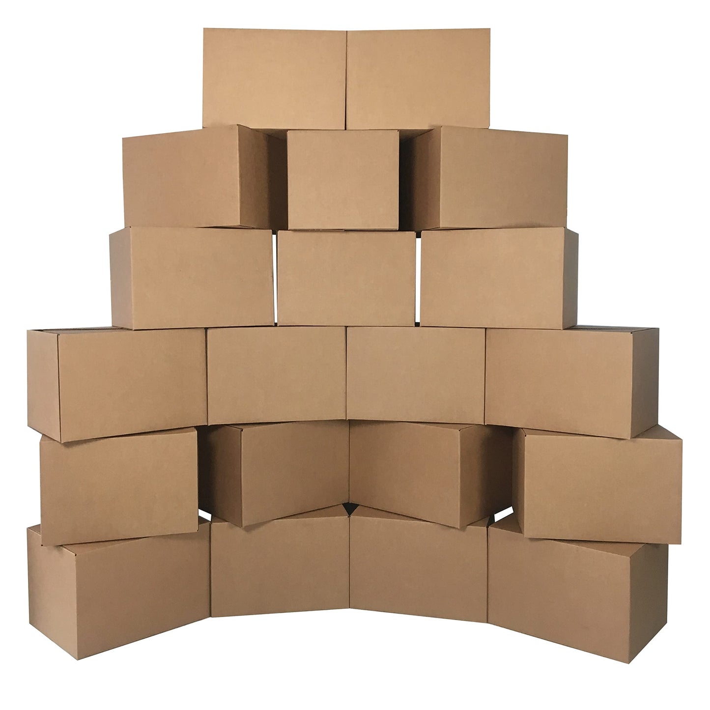 UBOXES Medium Moving Boxes 18"x14"x12" (Medium Boxes - Pack of 20)