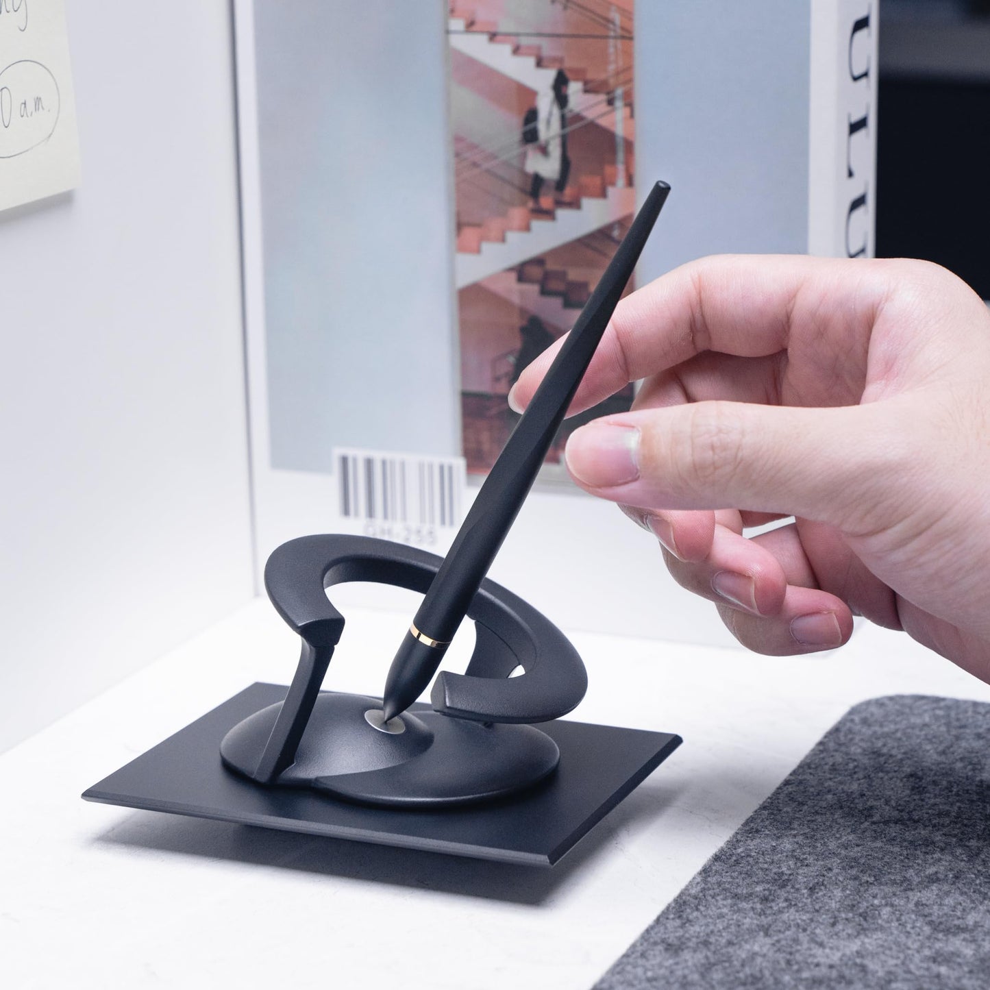novium Dock - Metal Display Stand, Aluminum Made, Compatible with Hoverpens, Office Desk Essentials
