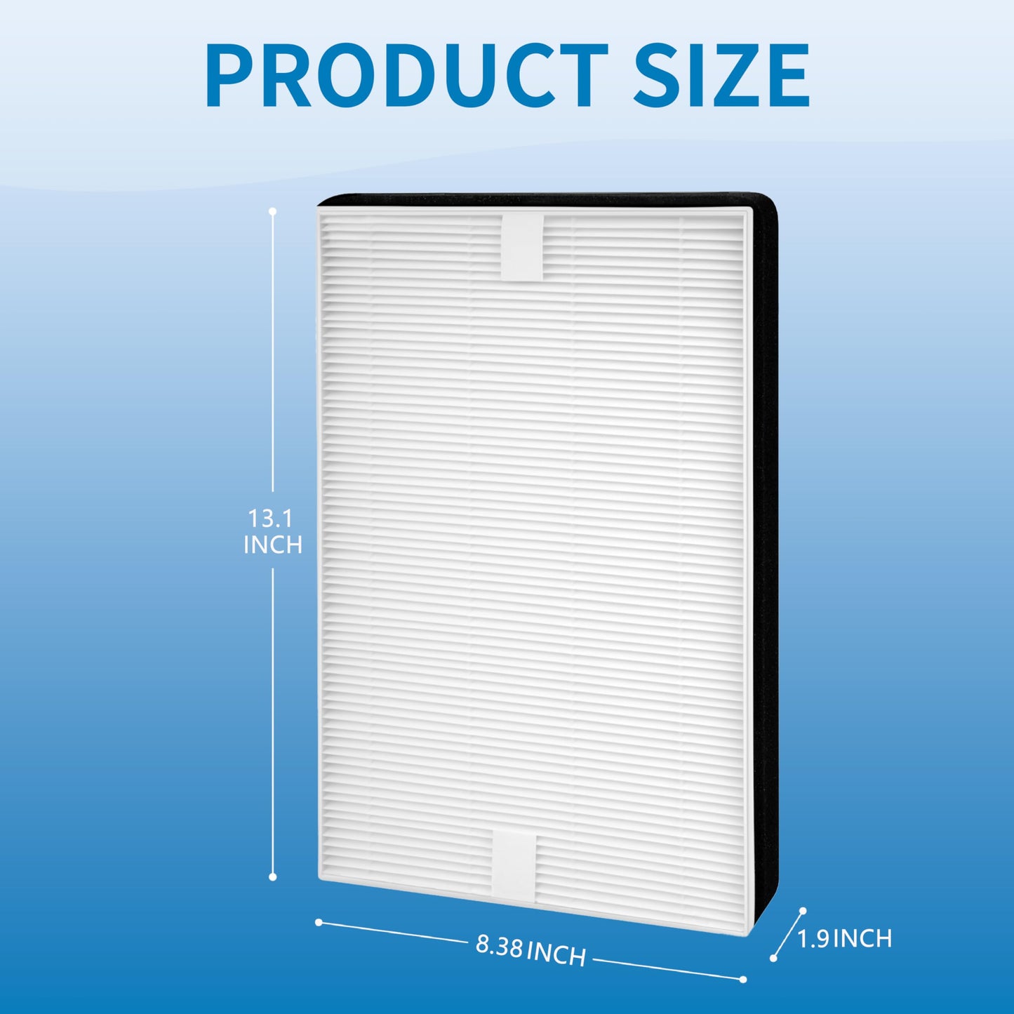 Alvamoyle F2 True HEPA Filter Replacement, Compatible with 3M Filtrete Room Air Purifier Models FAP-C02WA-G2, FAP-C03BA-G2, FAP-T03BA-G2, FAP-SCO2N, Compare to #FAPF-F2-O, 4Pack