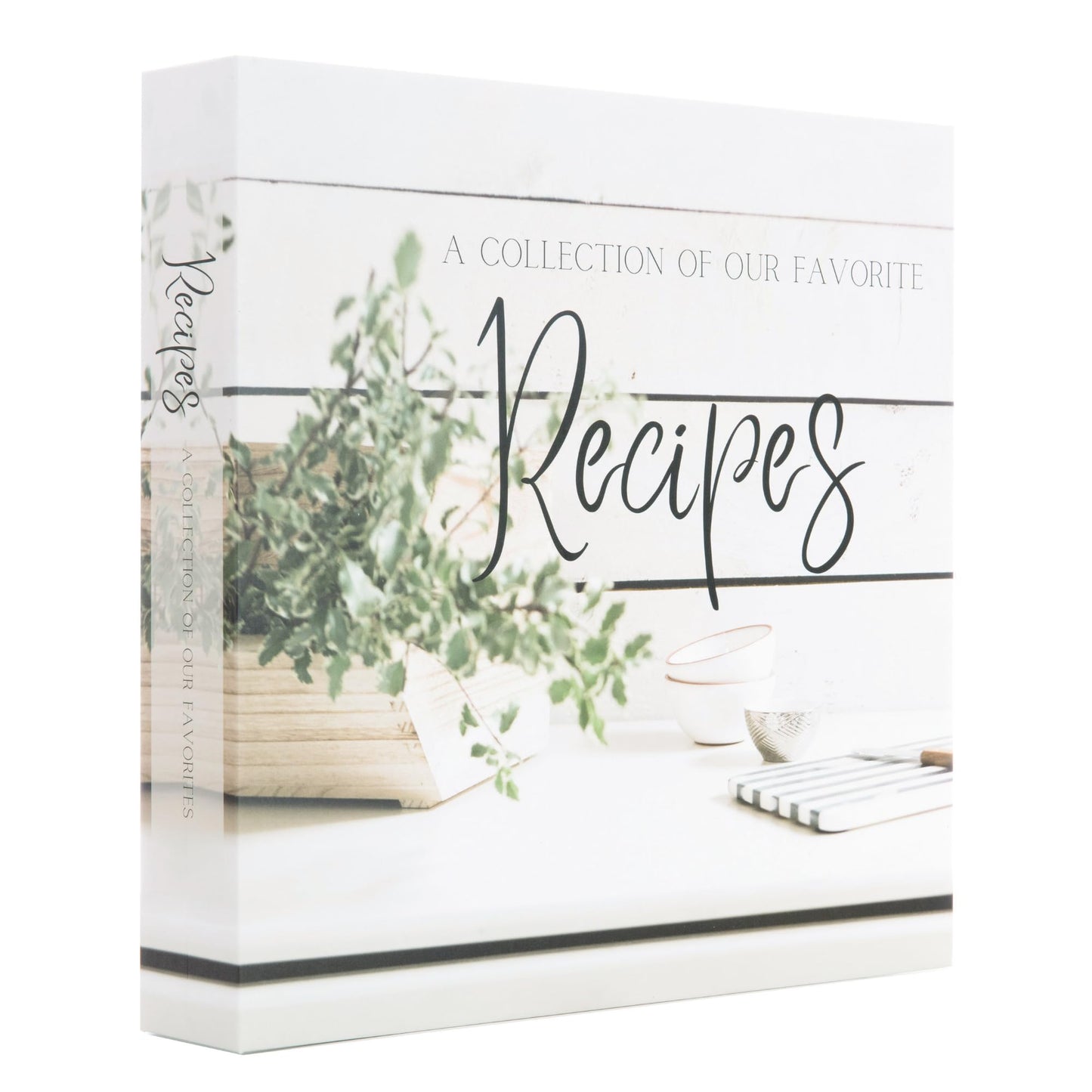 Recipe Binder with Plastic Sleeves | Recipe Book to Write in Your Own 8.5x11 3 Ring Blank Cookbook Binder Organizer | Bridal Shower Gift | Family Heirloom | Family Owned Brand