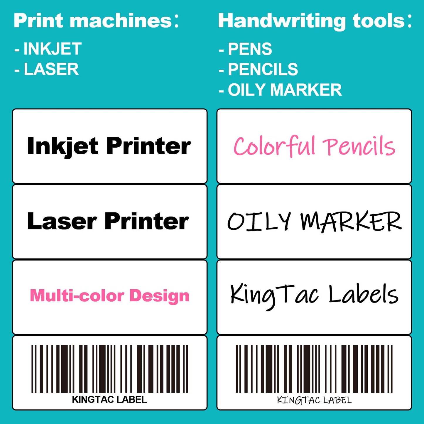 (10 Up 5,000 Pcs) 2"x4" Shipping Address Labels for Laser & Inkjet Printers,500 Sheets Permanent Adhesive 10 per Page Shipping Labels, 1/10 Page Stickers, 10 Labels per Sheet