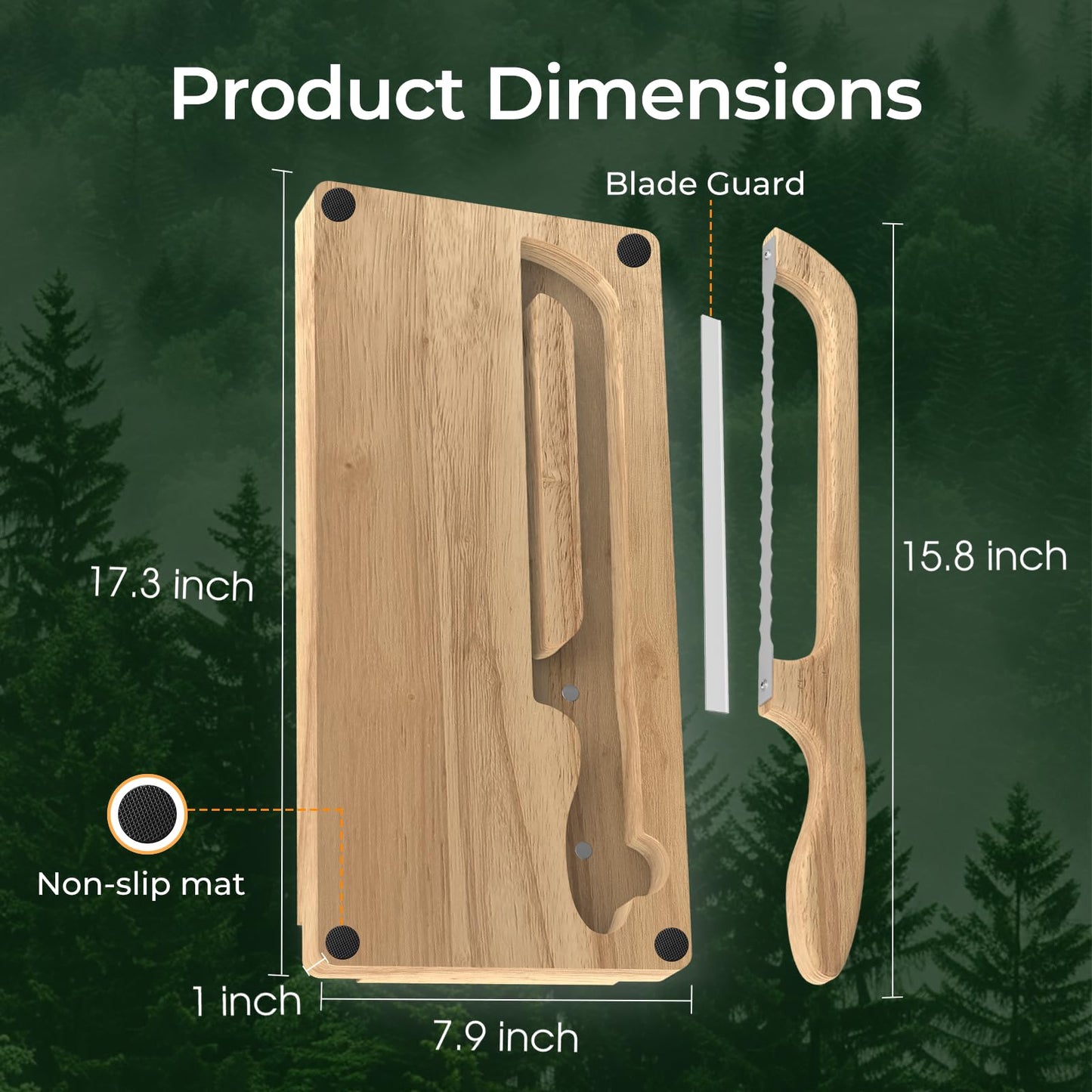 Upgrade Bread Bow Knife and Board Set,Sourdough Bread Slicer and Bread Cutting Board with Magnetic Storage,Space-saving,Right & Left Handed,Perfect for Bagels,Homemade,Ideal Baking Gifts for Woman