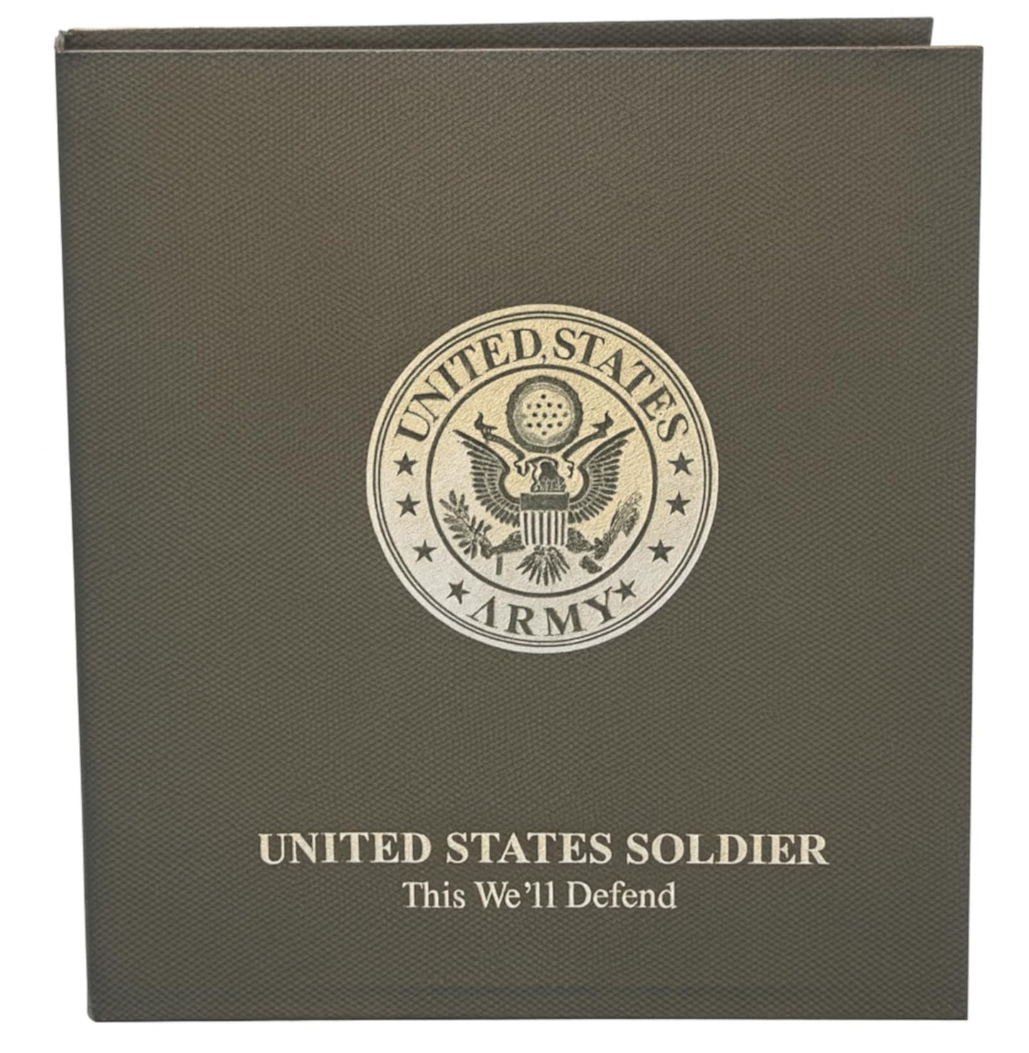 US Military Binder and Box Set - I Love Me Book Series (US Army) - Custom Dividers and Document Protectors Included