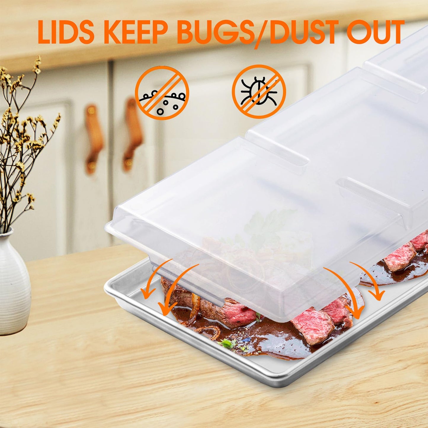 Tray Lids for Harvest Right Freeze Dryer Medium Trays. 5 Pcs pack for Harvest right freeze dryer accessories