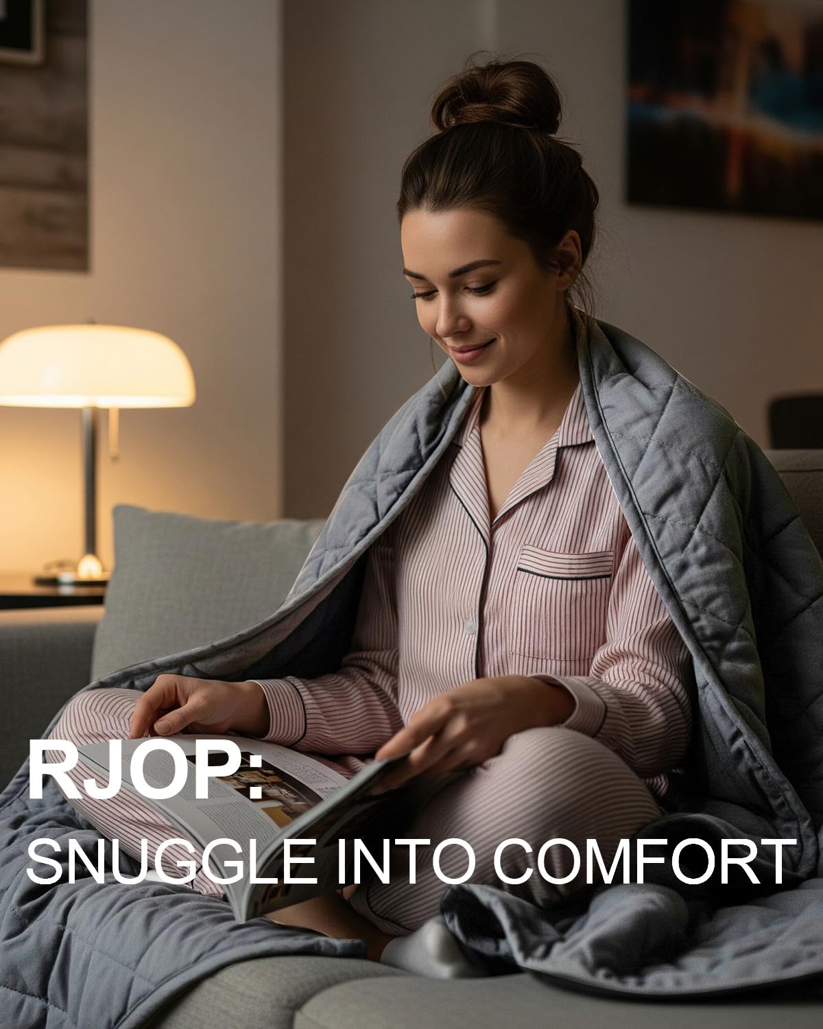 Weighted Blanket 15lbs 60"x80", Weighted Blankets for Adults, Cooling Weighted Blanket for Sleeping, Machine Washable Soft & Breathable All-Season Comfort & Premium Glass Beads(60" x 80" 15 lbs)