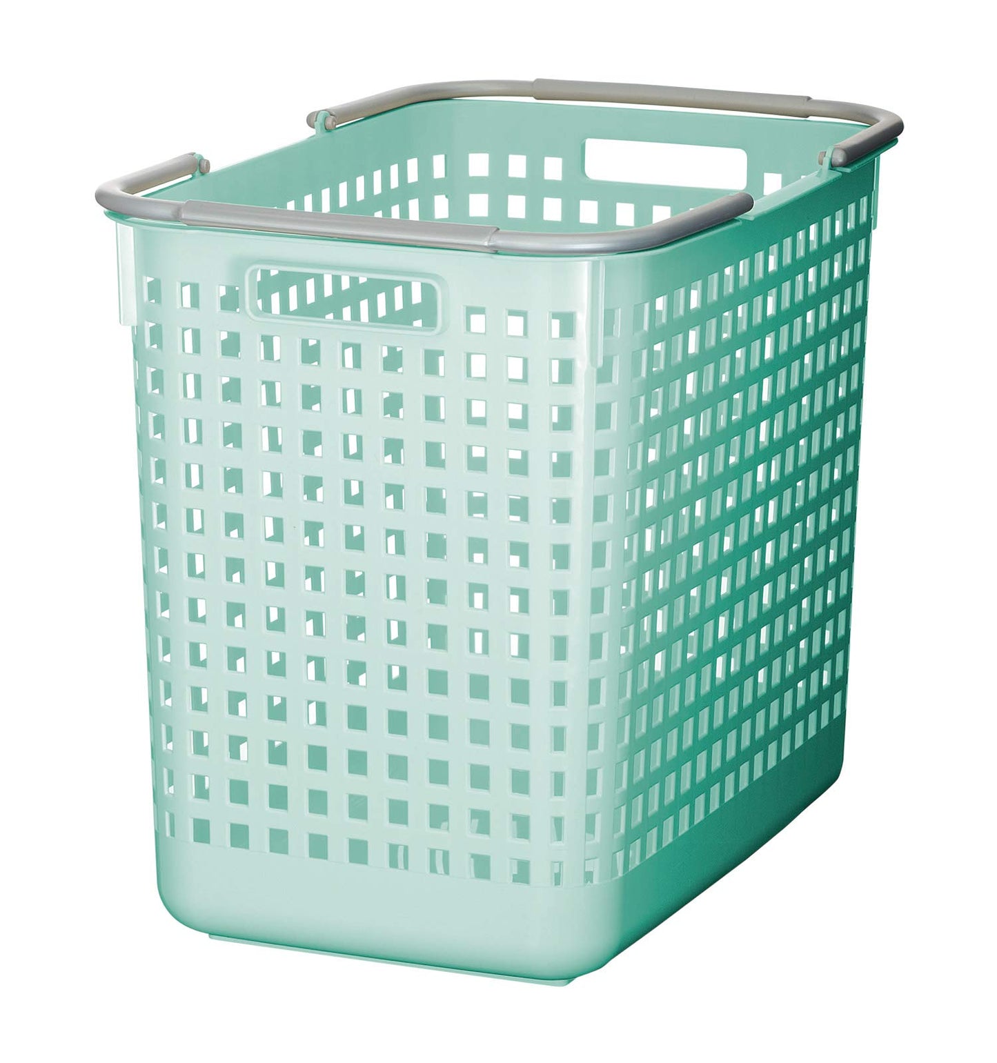 Like-it │SCB-5 │Daily use inside or outside. Movable handles make it easy to carry around. | Portable large basket for kitchen, laundry and kids room. | 18.7 x 12.2 x 15.47" | Mint blue | 10.57 gal