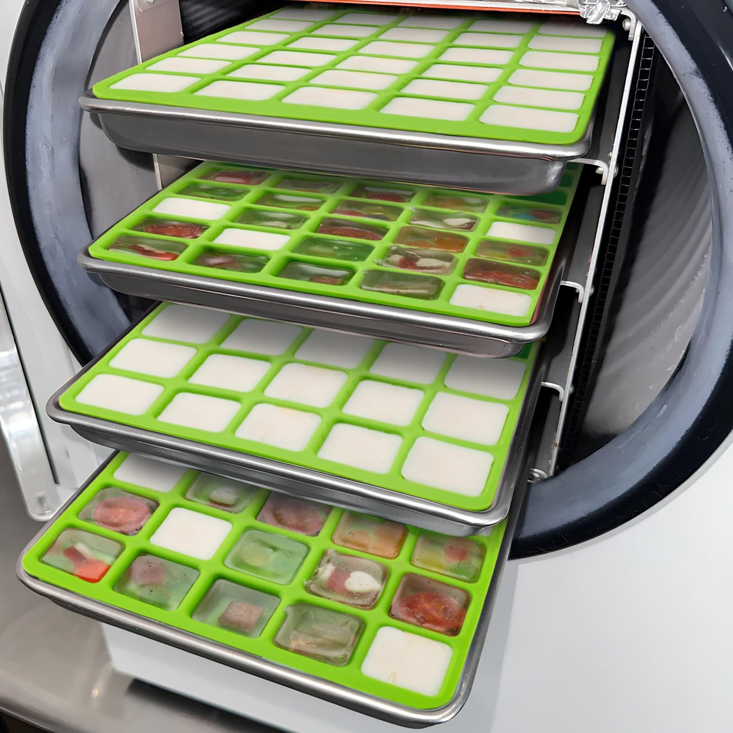 Large 6 Pcs Silicone food molds for harvest right freeze dryer Large trays, Silicone Food Molds for Harvest right freeze dryer accessories