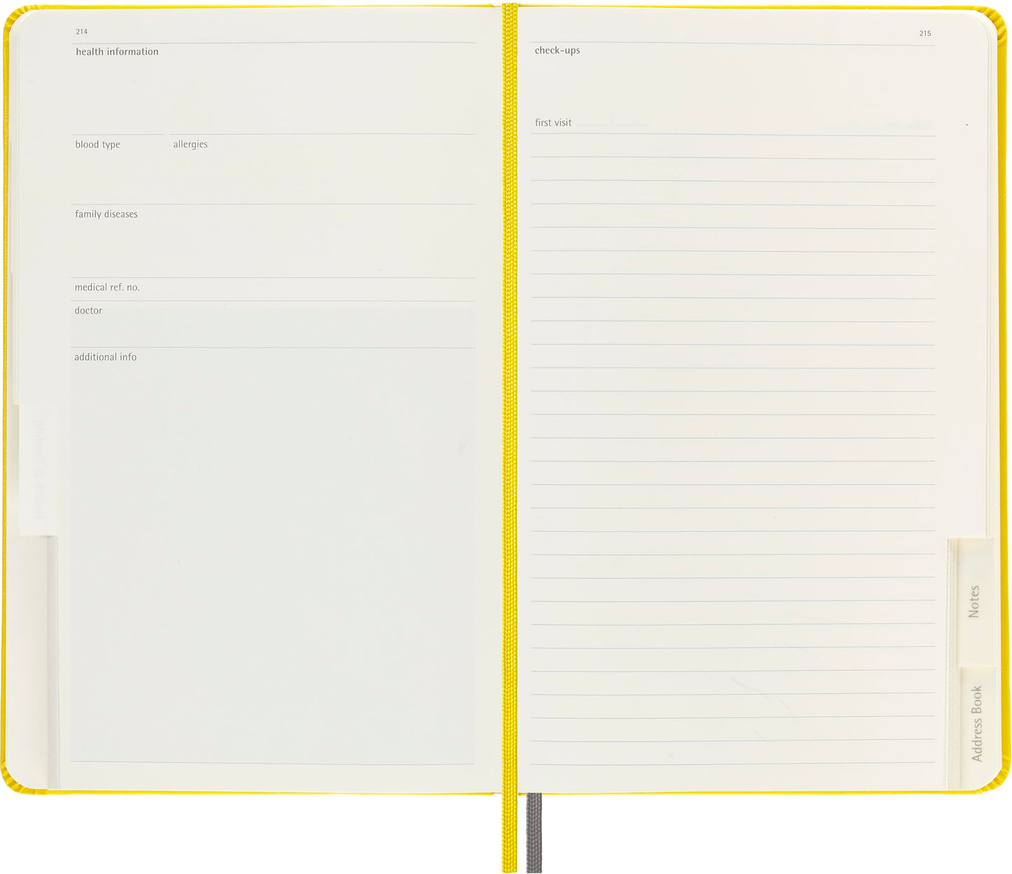 Moleskine Passion Journal, Baby, Hard Cover, Large (5" x 8.25") Yellow, 400 Pages