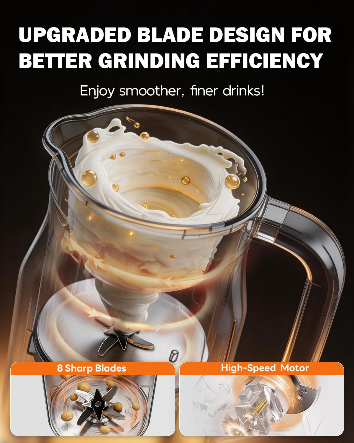 IntreLife 34 oz Nut Milk Maker Machine, 8 in 1 Soy Milk Maker with Nut Milk Bag, Plant Based Milk Maker for Almond, Oat, with Delay Start/Keep Warm/Self Cleaning, Cream