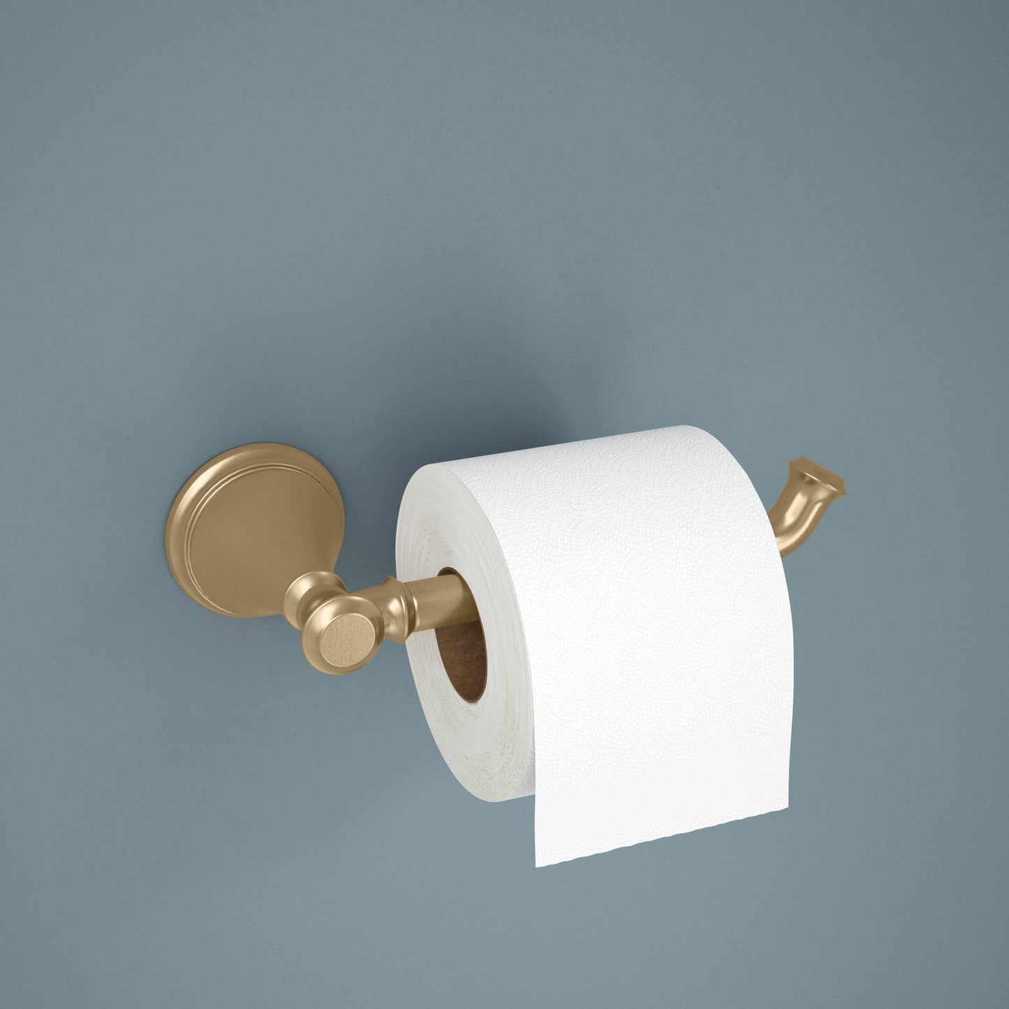 Delta Single Post Toilet Paper Holder | Champagne Bronze | Wall Mount | Cassidy Bathroom Accessories