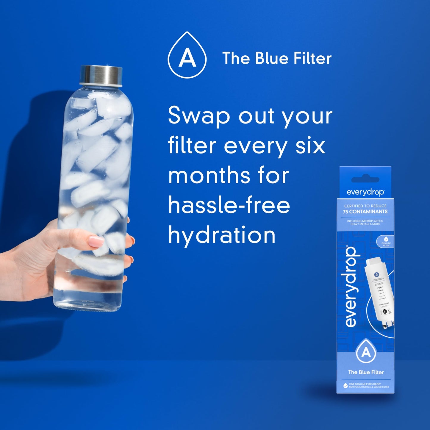 everydrop by Whirlpool Refrigerator Water Filter A - EDRARXD1, Single-Pack