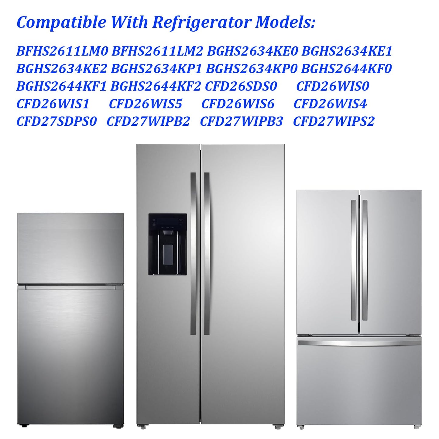 242009602 242009601 Upgraded Refrigerator Water Base Compatible With Frigi.daire Elec.trolux Ken.more, Replace Part # 1513157 AP6328949 4585679 PS12364175 AH2363931 EA2363931