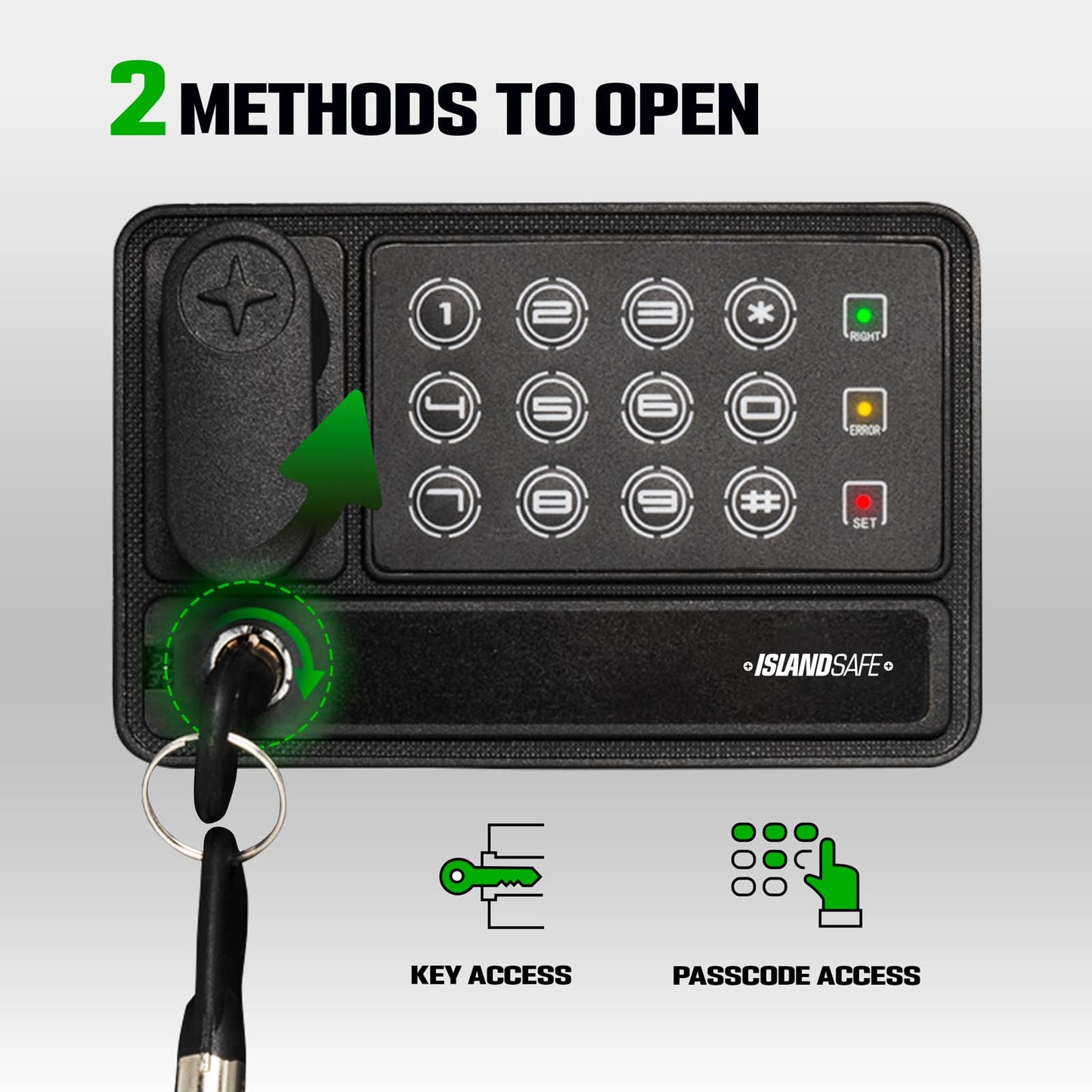 Mini Personal Electronic Safe Box - Small Security Box with Digital Keypad & Manual Override Keys, 0.2 Cubic Feet Steel Deposit Box for Kids, Home, Office, Hotel, Jewelry & Cash (Black)