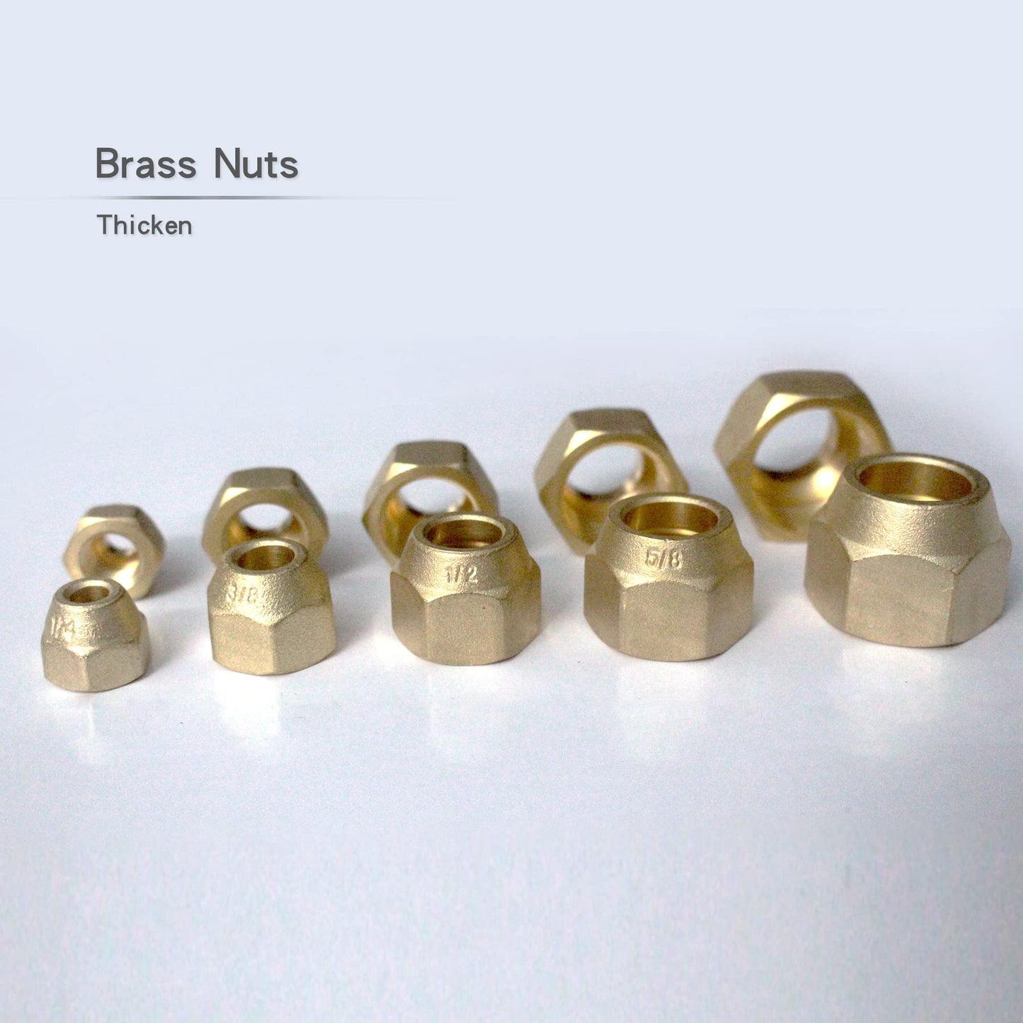 16ft Length Mini Split Line Set,1/4" 5/8" OD Copper Pipes Tubing and 3/8 White PE Thickened Insulated Coil with Flared Nuts for Mini Split Air Conditioner HVAC or Heat Pump System. (16Ft(1/4+5/8))