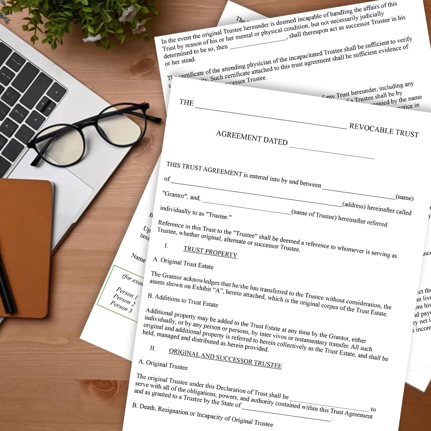 PlanNow Revocable Living Trust Kit for Individuals -Do It Yourself Revocable Trust Forms to Protect Family, Assets & Yourself - Cost-Effective with Easy Step-by-Step Instructions - Attorney-Approved