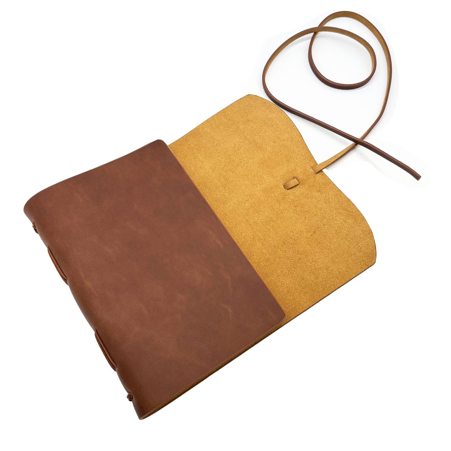 CooLeathor Large Notebook Journal - Genuine Leather Journals for Writing A4 Size Diary 8x10 Inch, Notepad For Women and Man, Gifts,Work,Travel Dark Brown