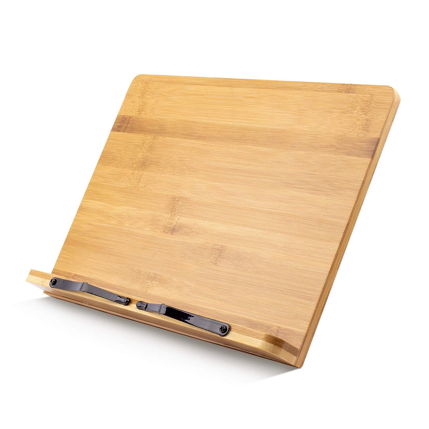 (19.68 x 14 Inches) Extra Large A+ XL Bamboo Book Stand for Textbooks Reading Hands Free,Cookbook Stand,Laptop,iPad,Tablet PC,Music Book,with Adjustable Motherboard Angle