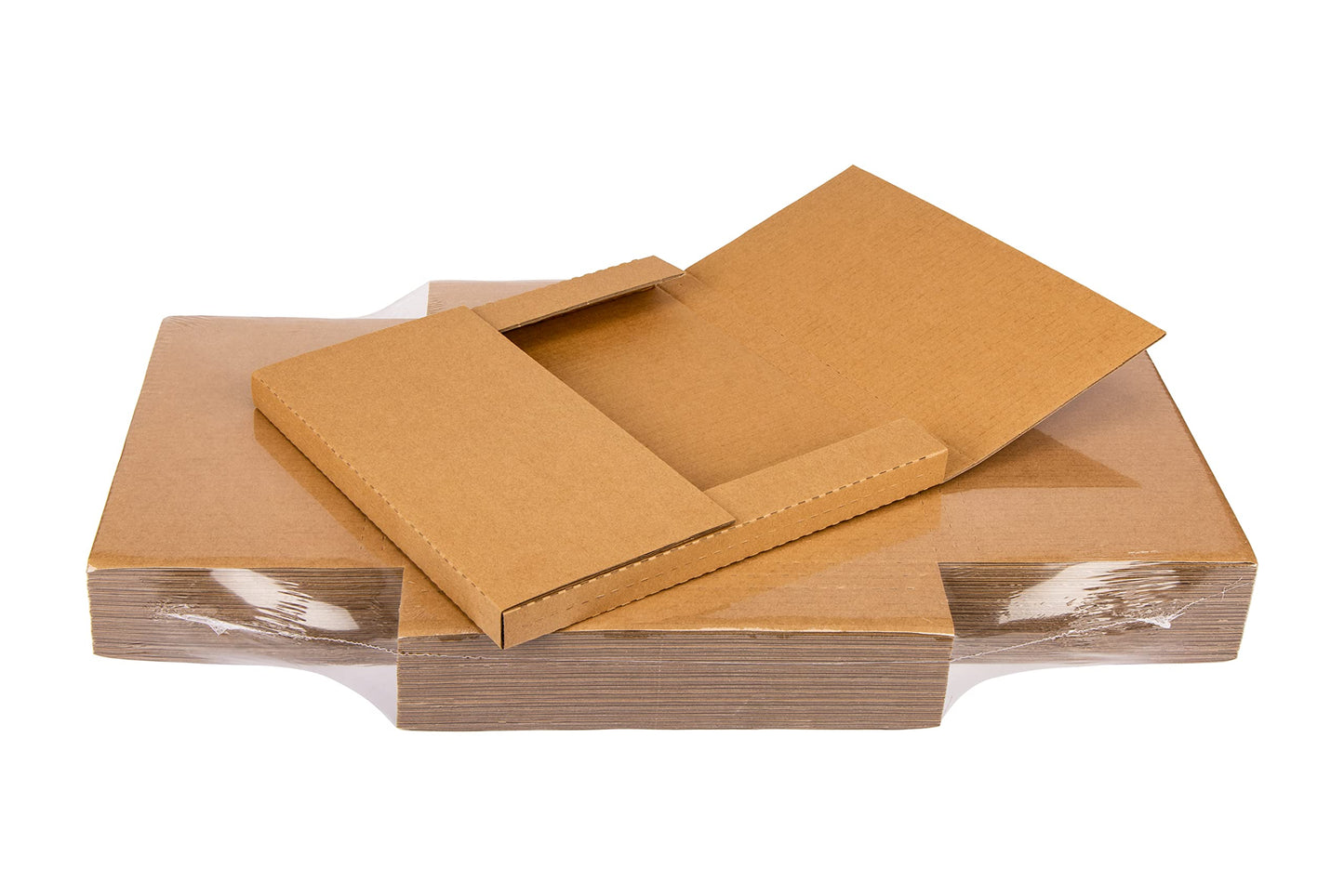 YUSHYIJIE LP Mailers 12.8x12.8x1 inch Vinyl Record Shipping Boxes with Fragile Stickers, Kraft Corrugated Album Mailing Box for Packing, Moving, Storage, 15 Pack