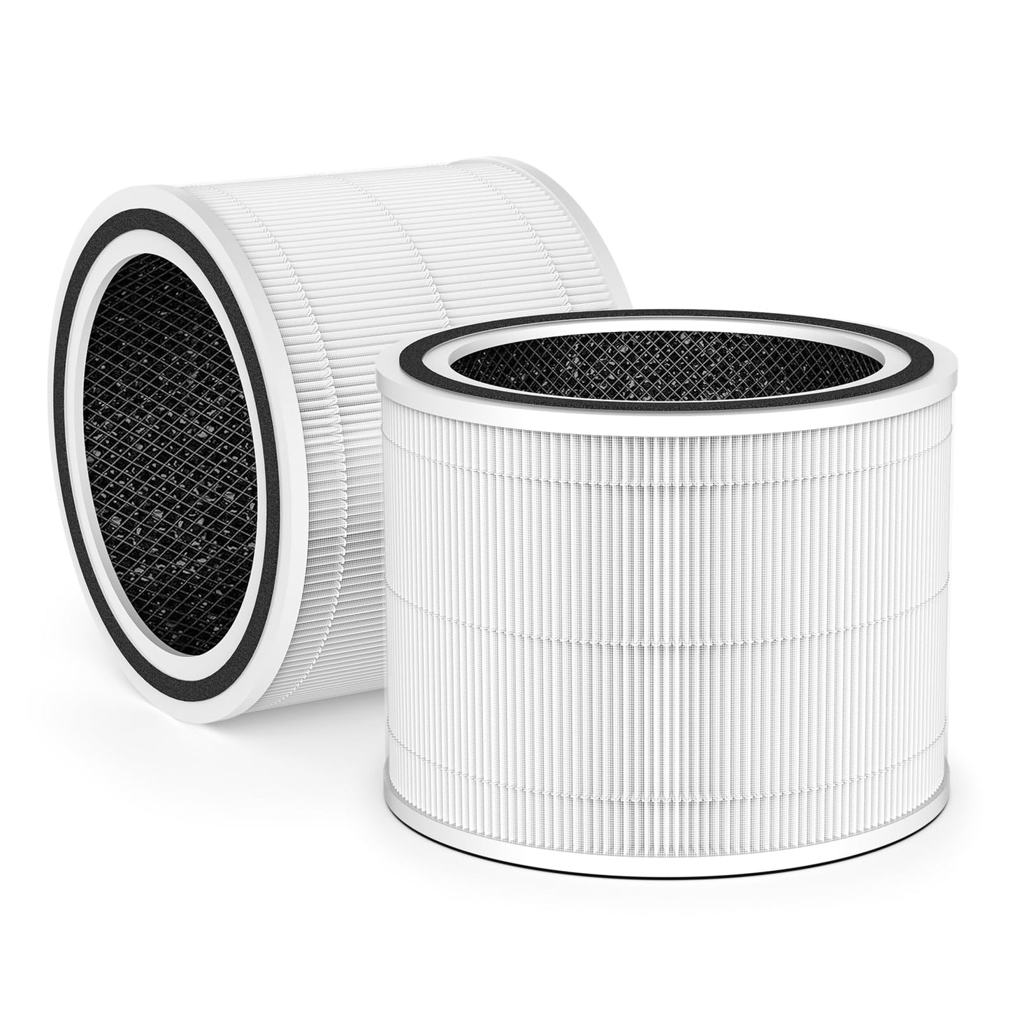 2-pack 12070 Air Filter Replacement, Compatible with Clorox Turbo Air Purifiers 11070, Medium Room True HEPA Air Filter Replacement（12070）