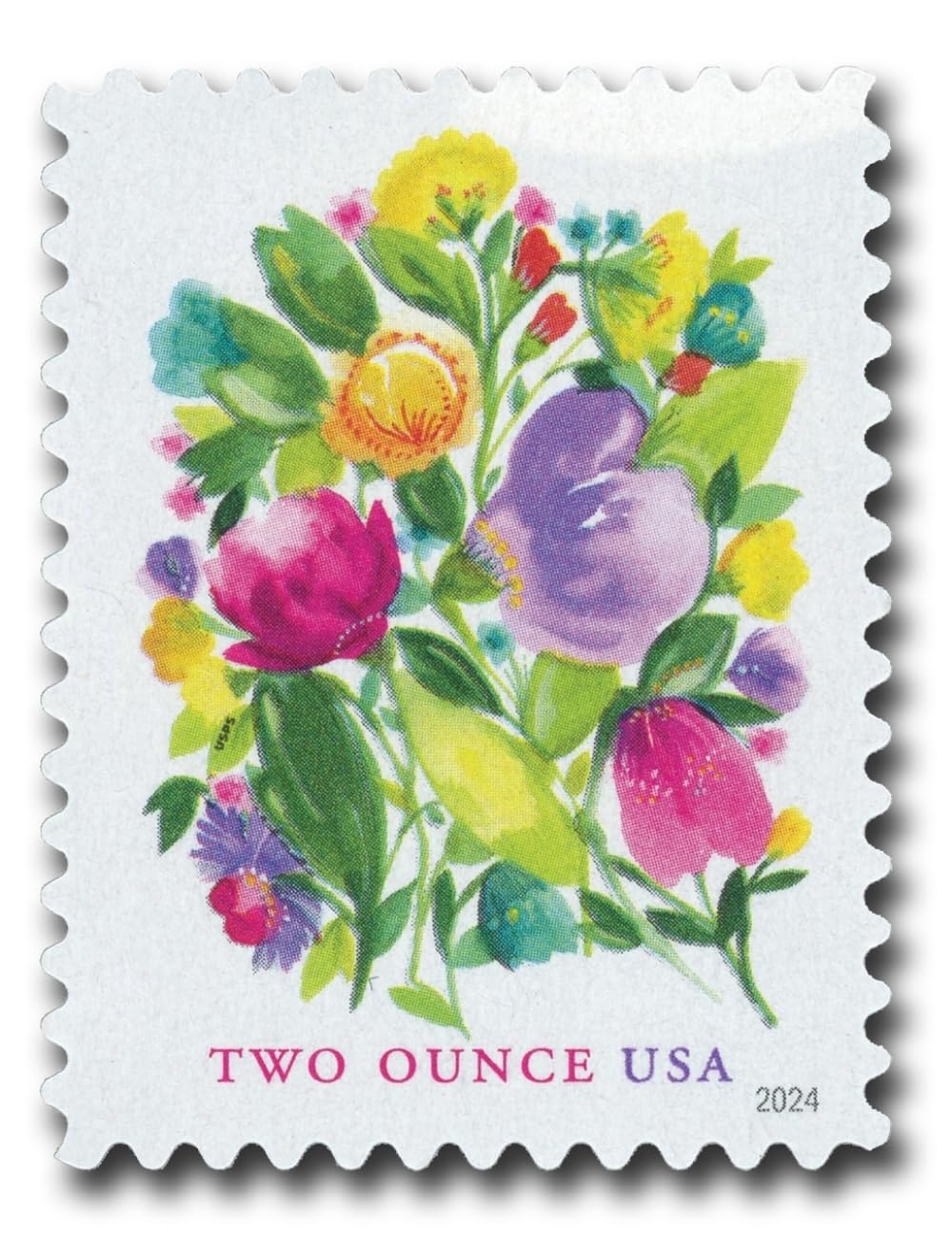 United States Postal Service Wedding Blooms Two Ounce (2 oz.) (Sheet of 20) Postage Stamps Scott #5850
