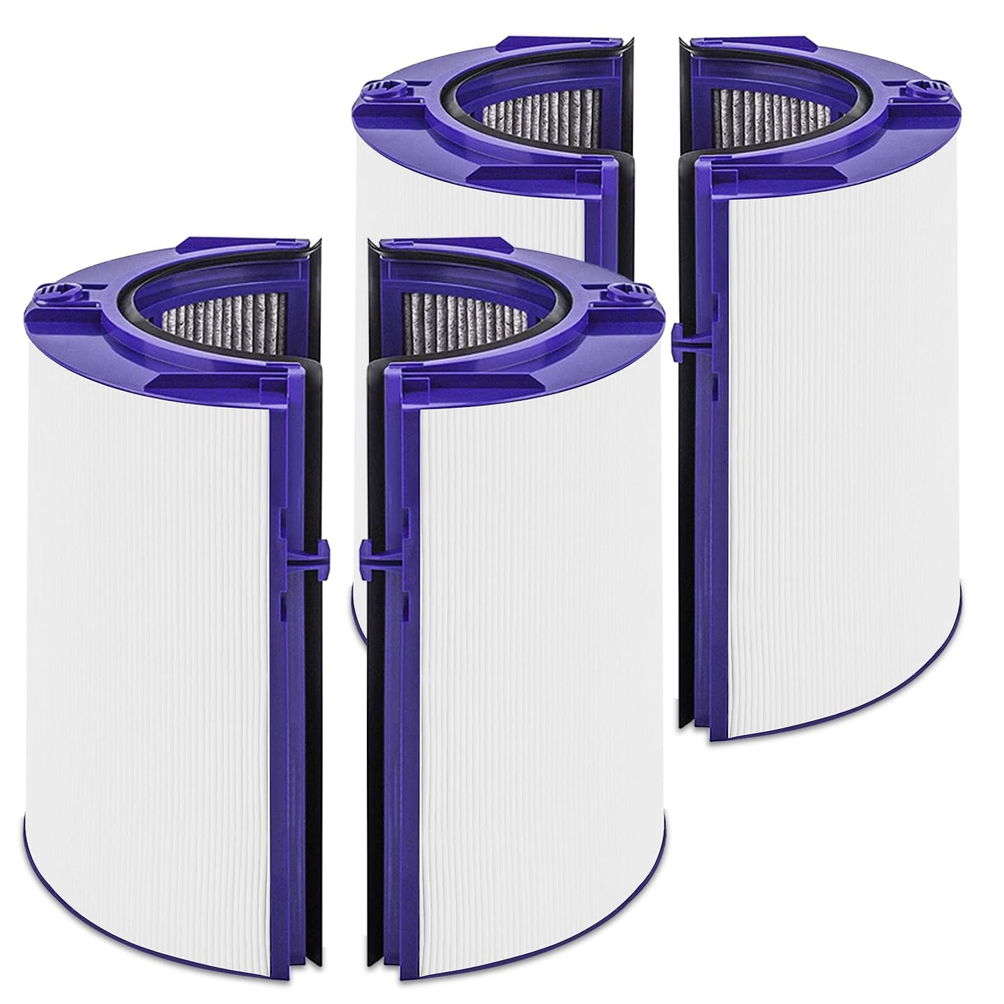 2 Pack Upgraded HP1 Filter Replacement For Dyson HP1 HP07 PH01 HP10 TP07 TP10 TP09 HP09 HP06 TP06 PH02 PH03 PH04-360° Combi Glass Pure Cool Hot Humidify Fan Filter & Activated Carbon 2-IN-1 Filter