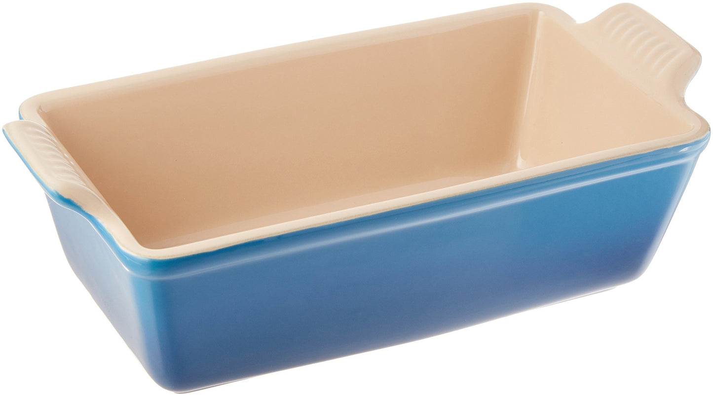 Le Creuset Stoneware Heritage Loaf Pan, 9" x 5" x 3" (1.5 qt.), Marseille