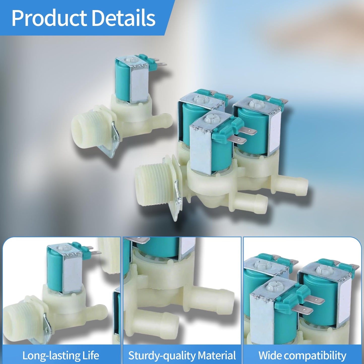 WM3670HWA WM8000HVA WM3270CW Washer Water Inlet Valve for LG WM3670HVA WM3070HWA WM3770HWA WM2250CW WM3370HVA WM3570HWA WM3570HVA WM2101HW WM3770HVA WM3150HWC WM3250HWA WM5000HVA WM8100HWA WM3370HWA